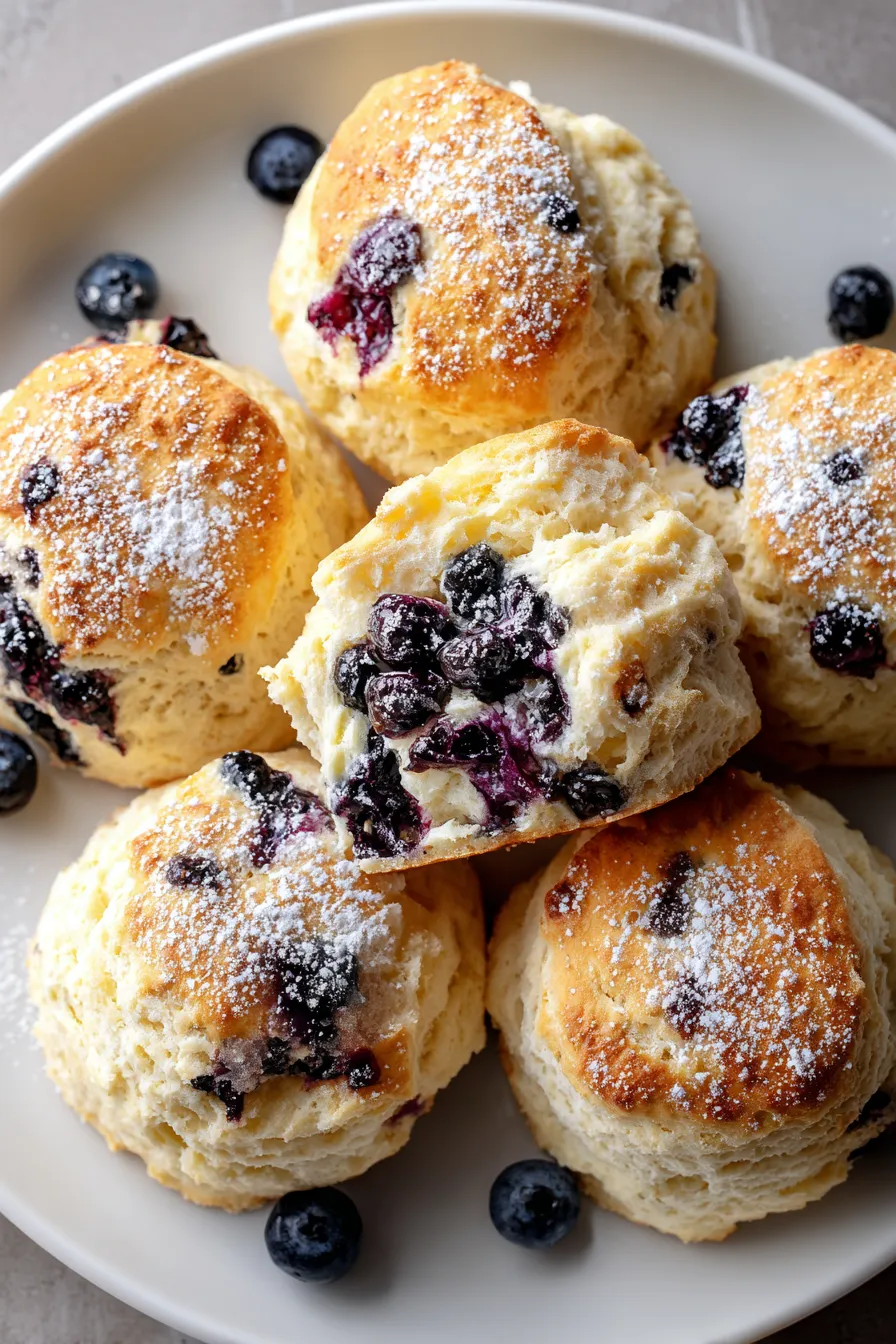 Fluffy Baked Blueberry Biscuits – Daniel Recipes