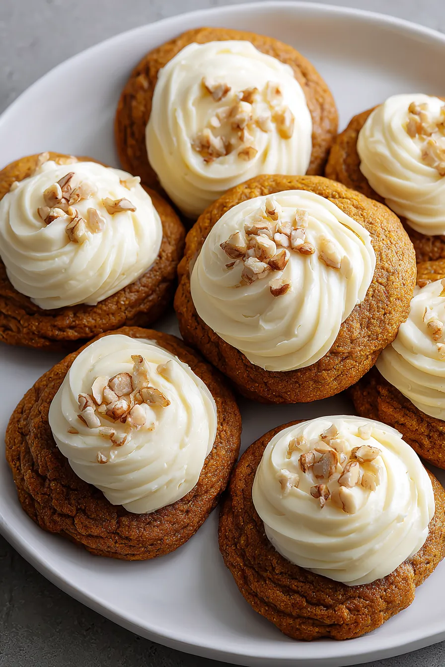 Pumpkin Cookies with Cream Cheese Frosting – Daniel Recipes