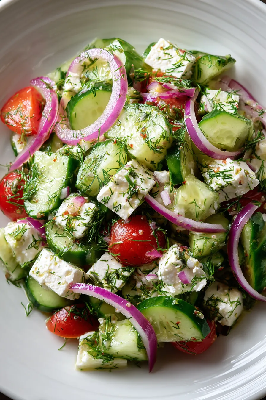 Cucumber Feta Salad – Daniel Recipes