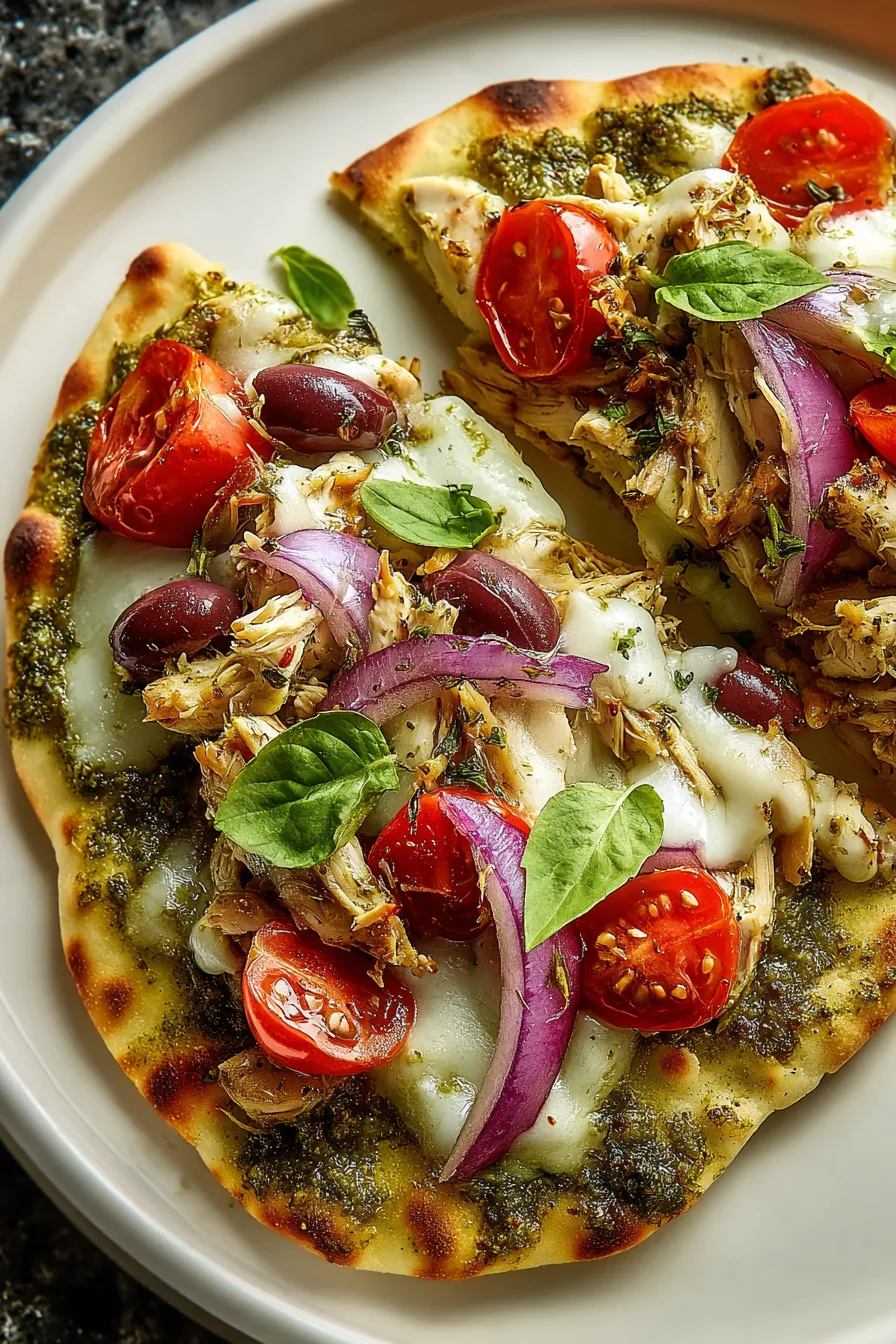 Pesto Chicken Flatbread – Daniel Recipes