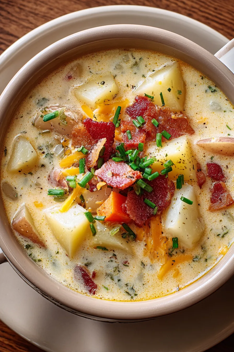 Slow Cooker Hearty Potato Bacon Chowder – Daniel Recipes